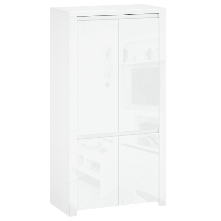 LINGO 4D wardrobe, glossy white