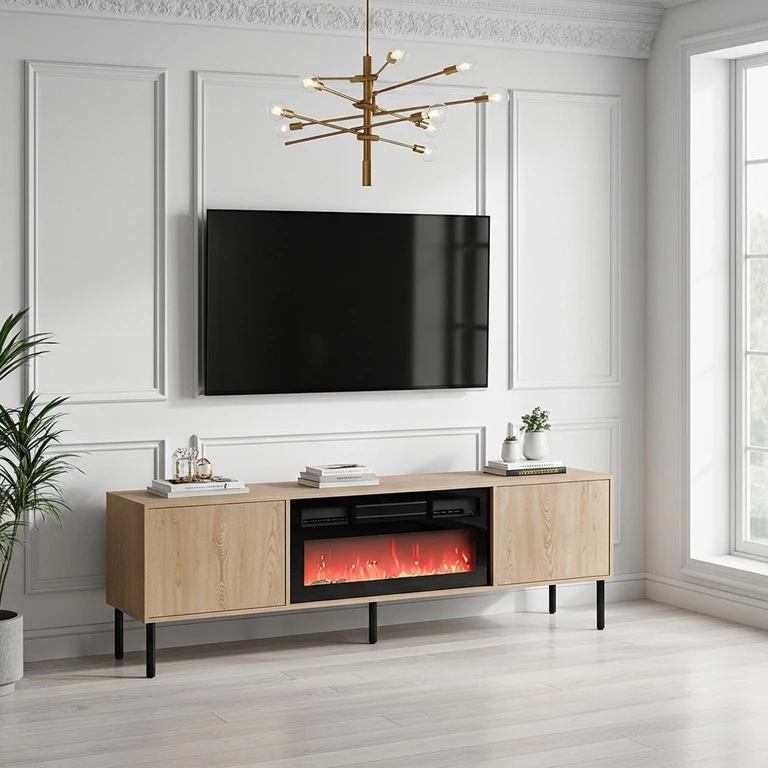 DOMI RTV EF 180 2D with fireplace