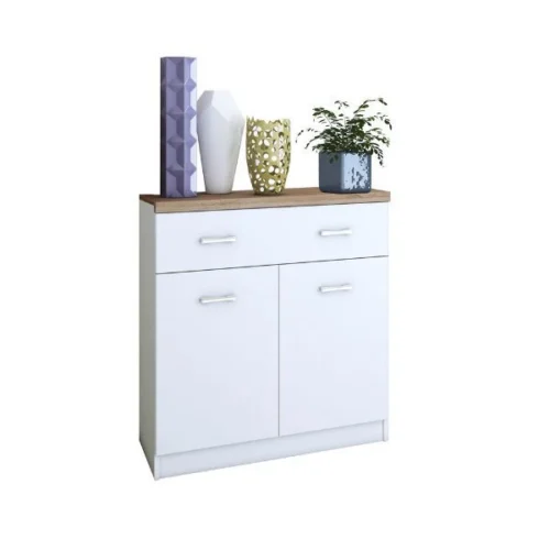 TOP MIX chest of drawers, 2 drawers, 1 pc., white