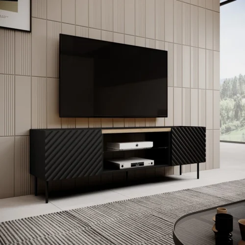 ONDA 2D TV cabinet, wall-mounted or freestanding