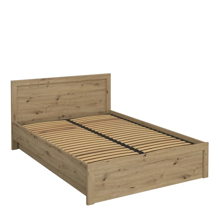 JAZZ bed 140 with storage, oak