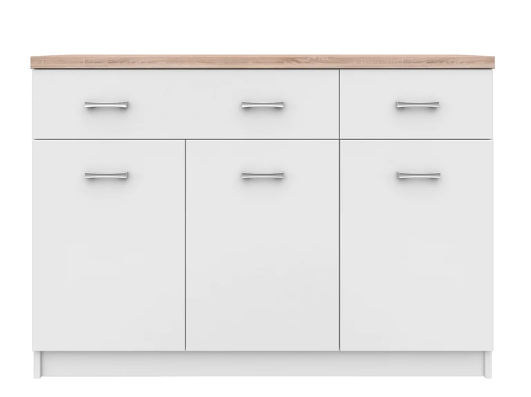 TOP MIX chest of drawers, 3 drawers, white