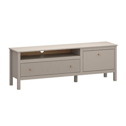KLEO TV cabinet, 1 pc., 160 cm, grey-brown