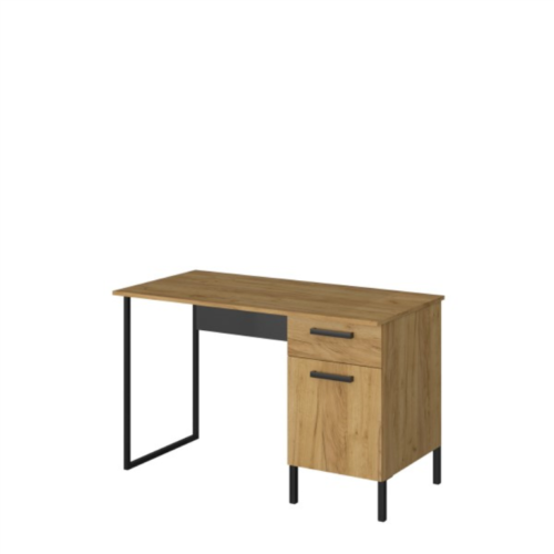 SANTES desk 1d1s/120 craft oak gold / anthracite color