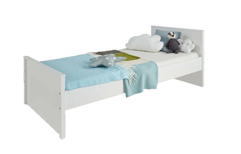 OLE white matte bed 90 x 200