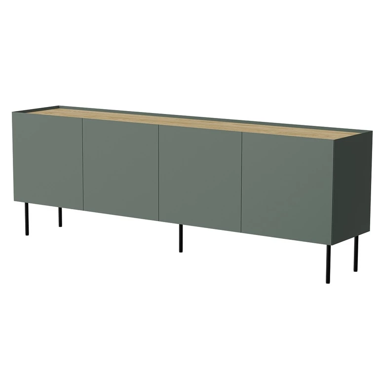 FELLINI chest of drawers 200 olive color