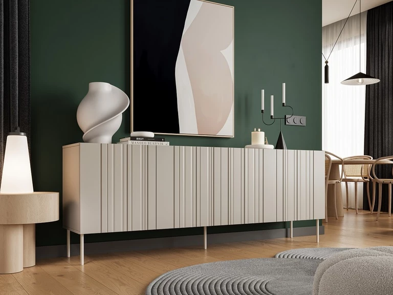 ISLA chest of drawers 200 matt beige