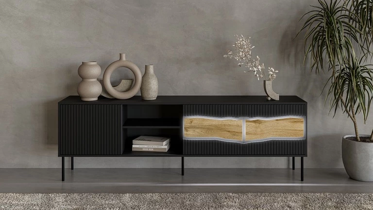 Built-in TV cabinet 3D1W