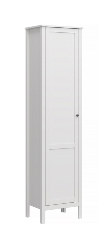 OLE white shelf – matte, 1 door