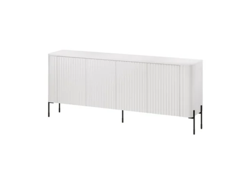 VERA chest of drawers 190 WHITE MATT