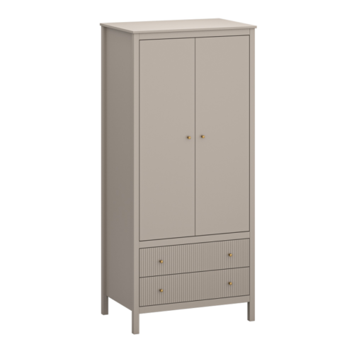 KLEO wardrobe, 2 pcs., grey-brown