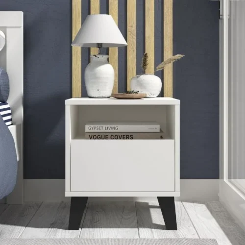 BORG bedside table, 1 pc., white