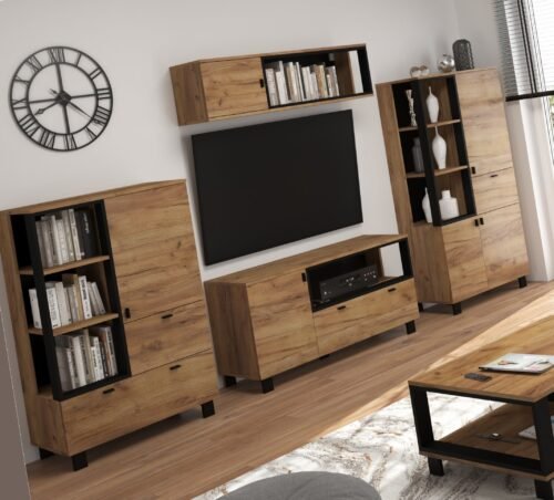 VEGAS furniture #3 room wall cabinet bookshelf TV cabinet hanging shelf for crafts with