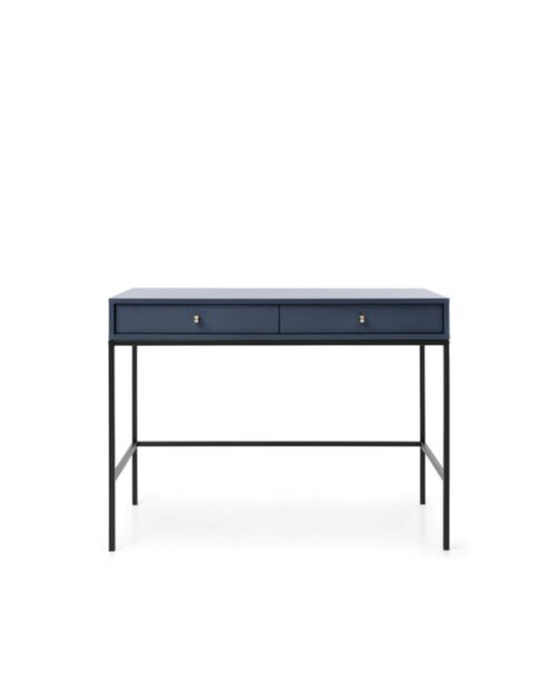Dressing table, console Mono MT104, drawers, dark blue/black frame