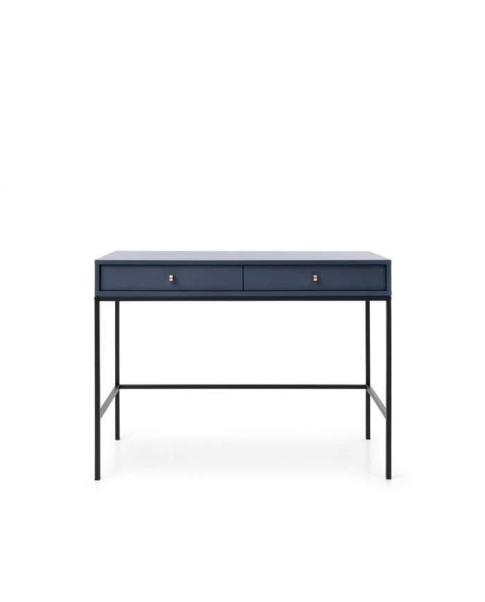 Dressing table, console Mono MT104, drawers, dark blue/black frame