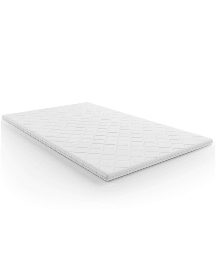 Mattress topper 200x200 cm, highly elastic foam HR 4 cm, removable cover, H4, Comforteo - Image 2