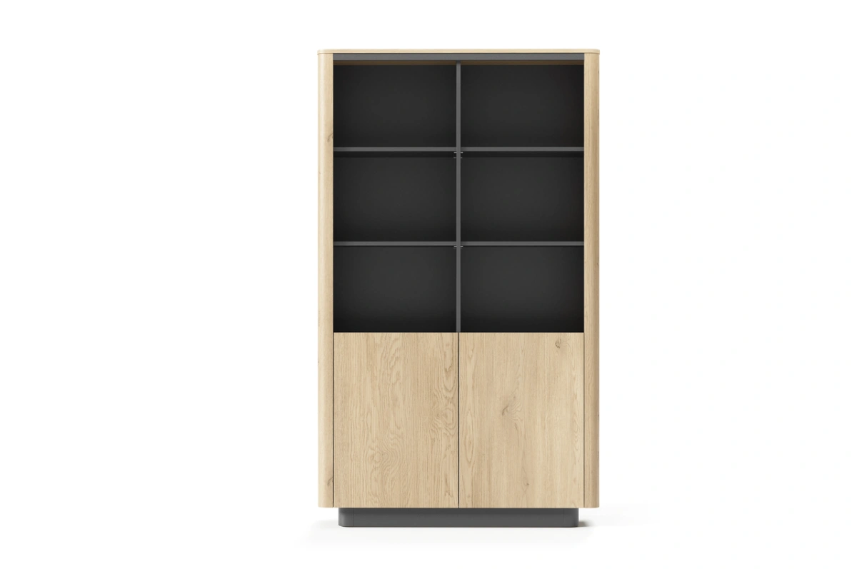 Torro bookcase with cabinets and shelves - Image 3