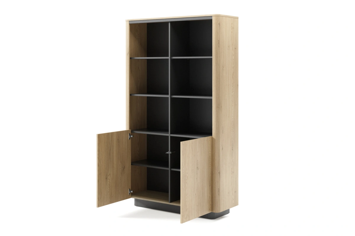 Torro bookcase with cabinets and shelves - Image 4