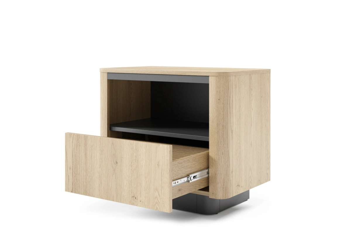 Torro bedside table with drawer - Image 4