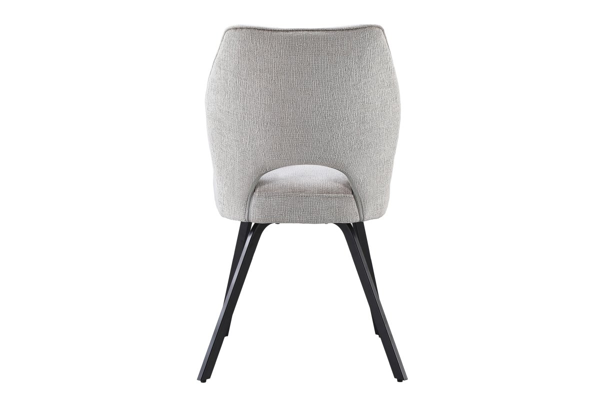 TULIP dark beige (fabric UF980-03) - MODERN UPHOLSTERED CHAIR FOR LIVING ROOM / DINING ROOM / OFFICE / LOUNGE - Image 7