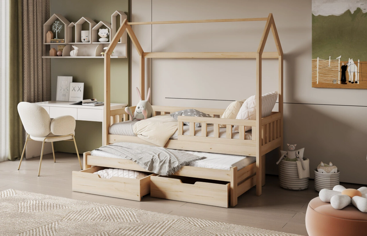 Tymon youth folding bed for two persons 90x200 cm - Image 2