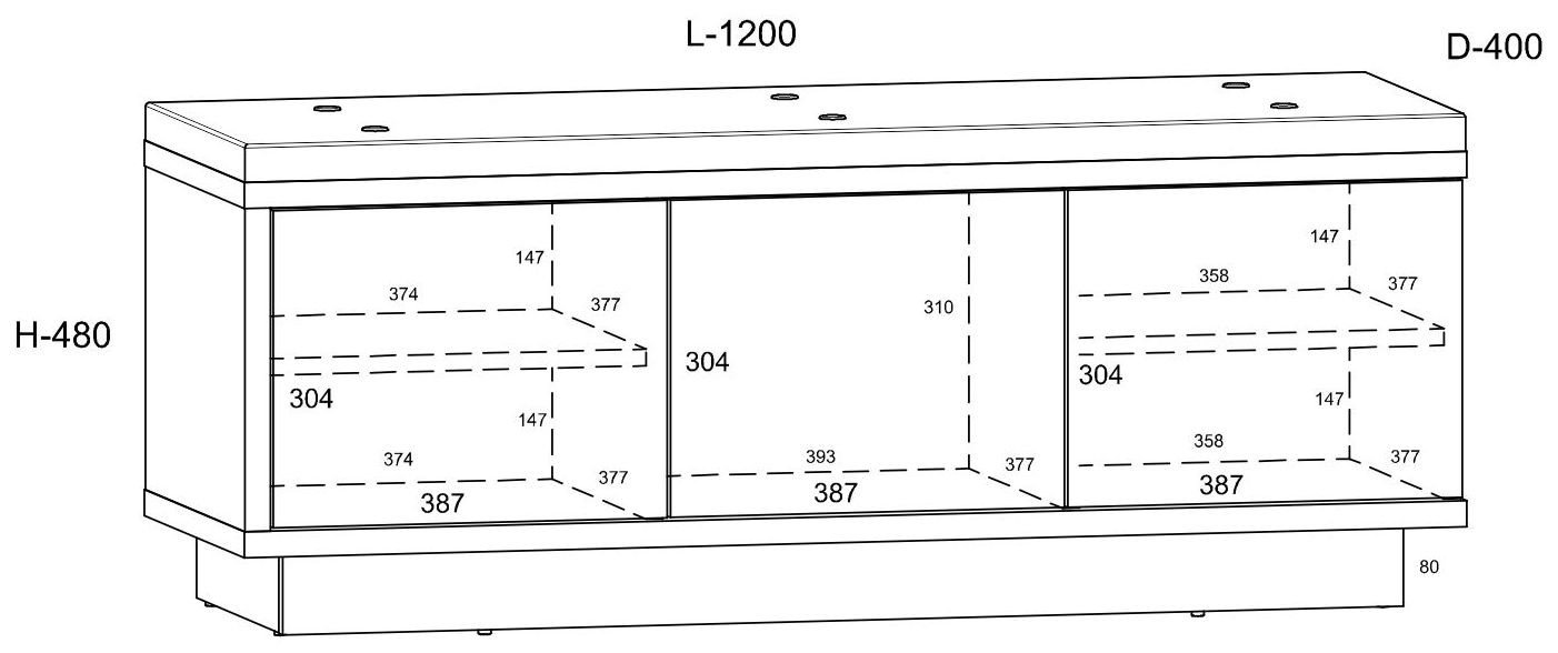 HYBRID 02 furniture, hallway cabinet with seat, black and white glossyHYBRID - Image 2