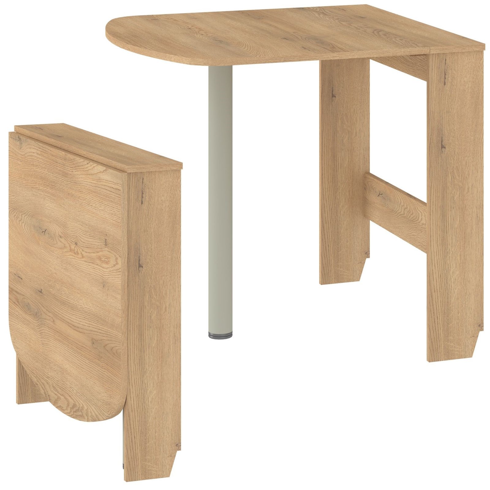 EXPERT 6 folding wall table for kitchen-dining room, oak "Cremona"