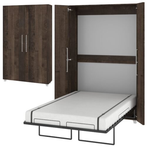 Vertical wall bed TEDDY 120, oak color