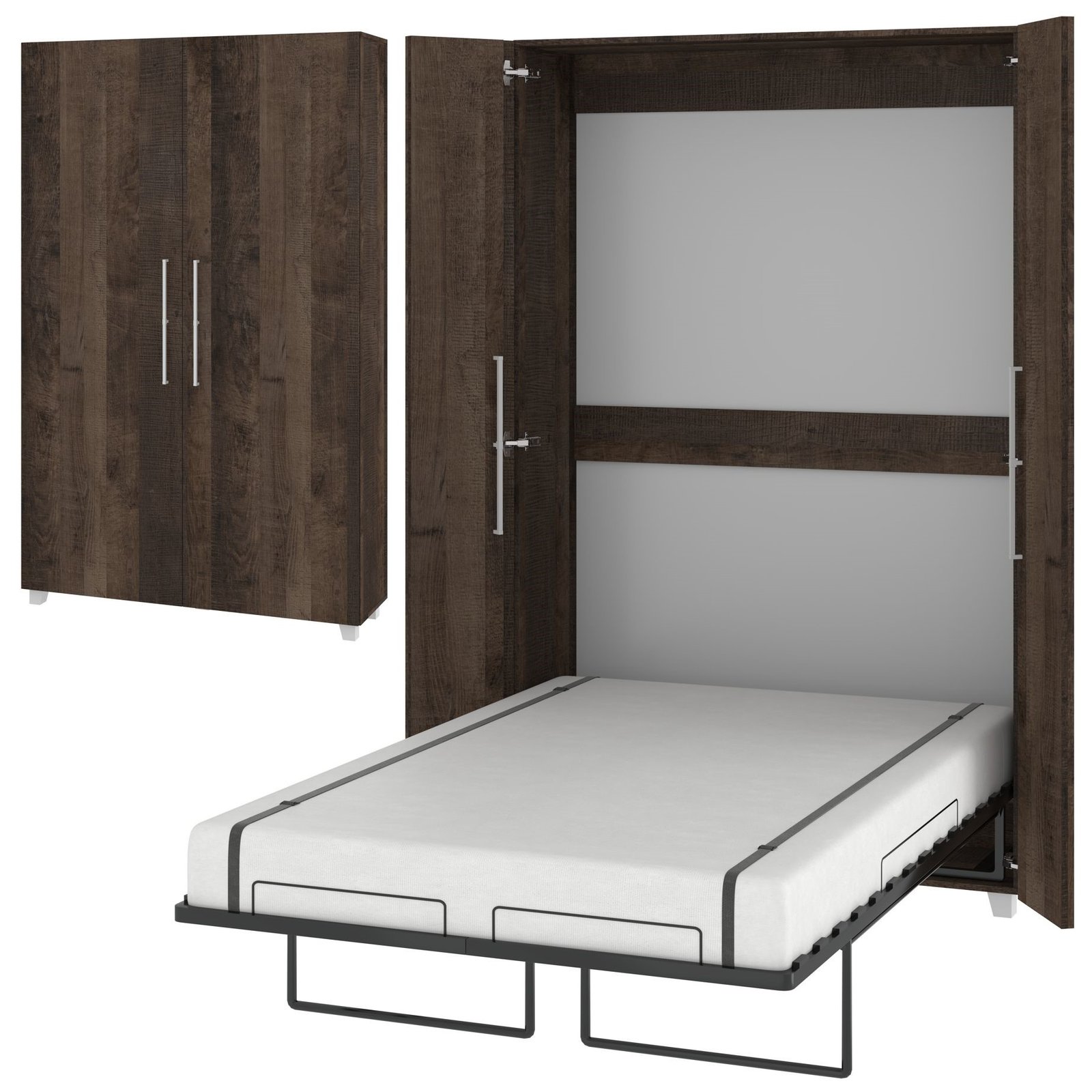 Vertical wall bed TEDDY 120, oak color