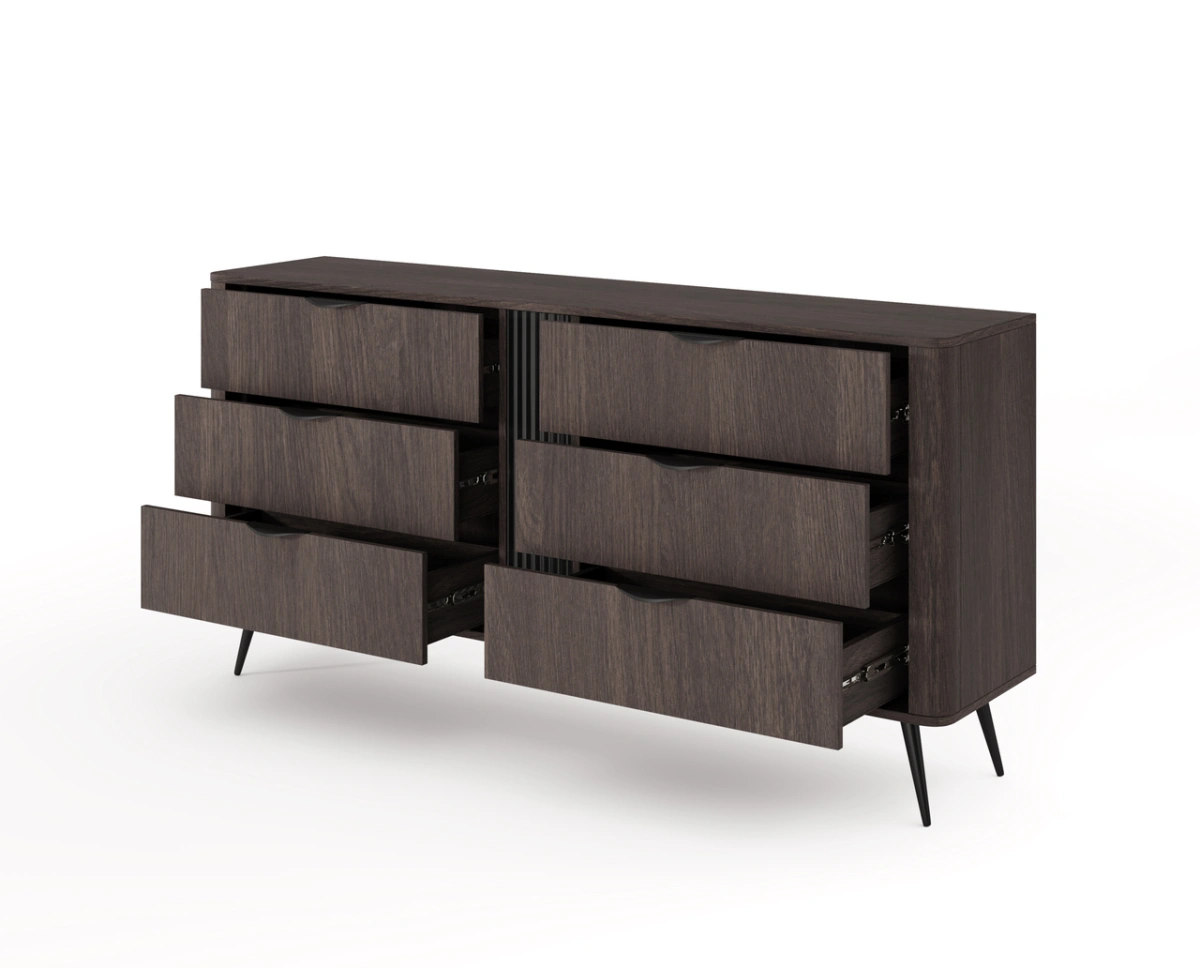 Chest of drawers 6S with grooves Veris - Image 4