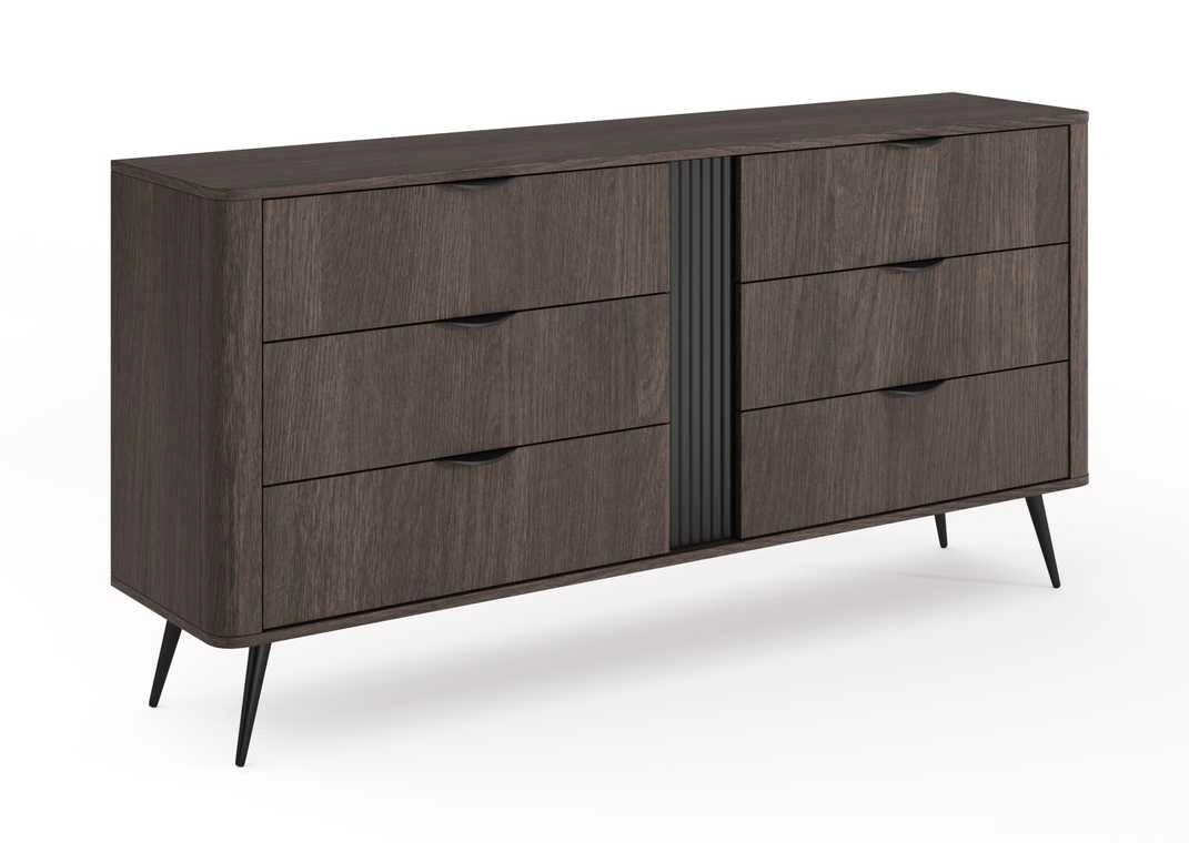 Chest of drawers 6S with grooves Veris