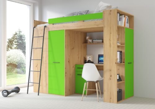 RAVENA L mezzanine without fabric, artist / green