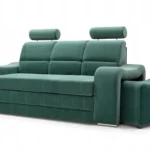 Wenus sofa bed with headrests + 2 poufs Gr1