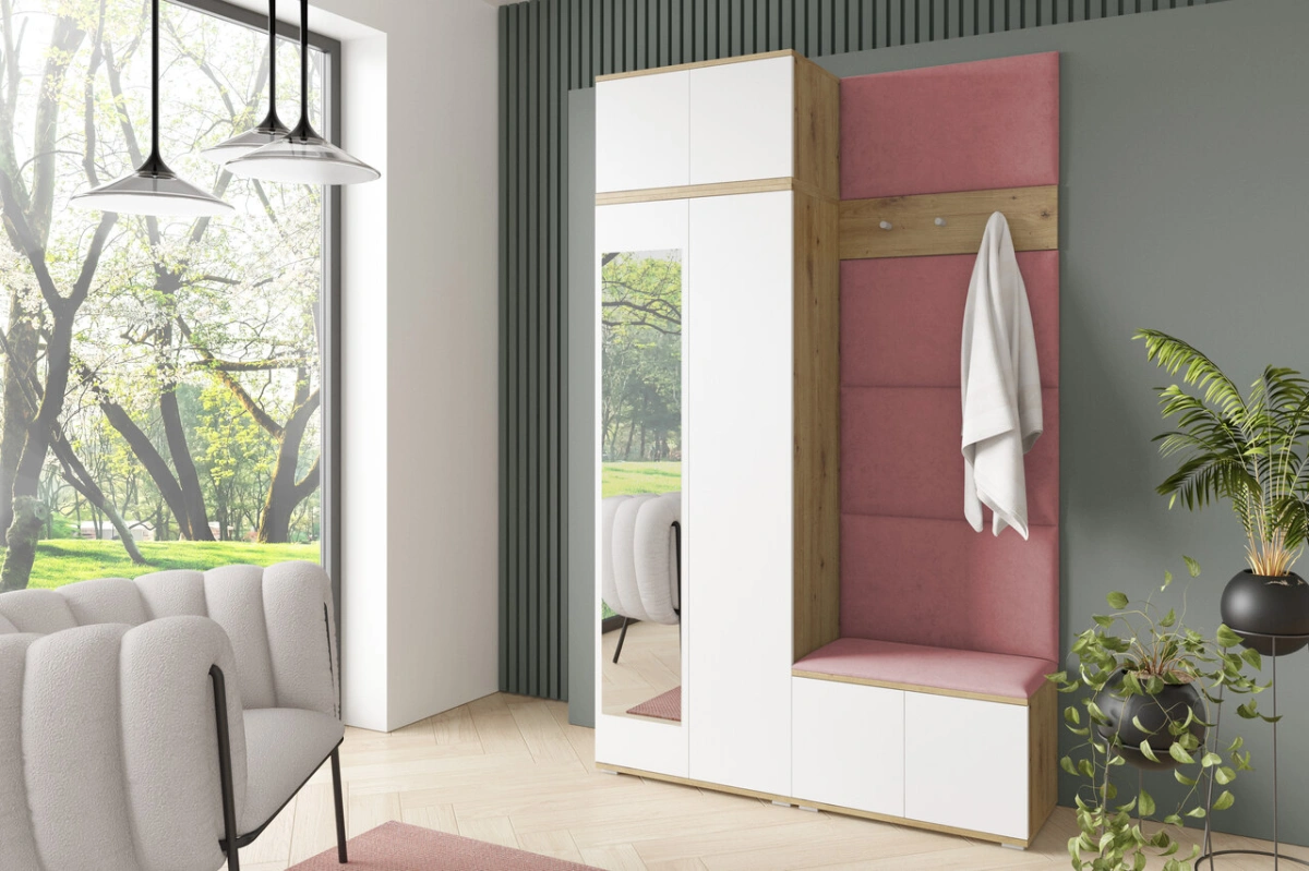 Seville upholstered wardrobe, version 2