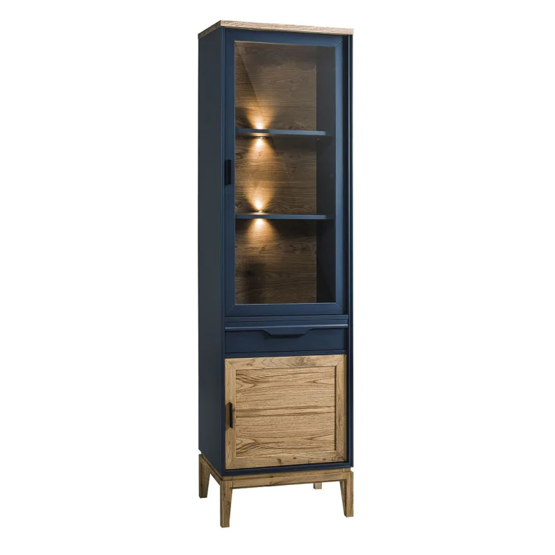 1D right-hand display case with lighting GRANADA - GRA.032.05 / GRA.031.09