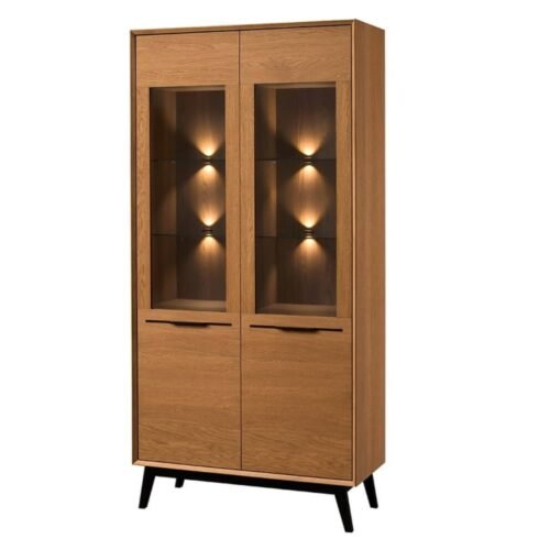 Lazure 12 2-door display cabinet Szynaka Meble