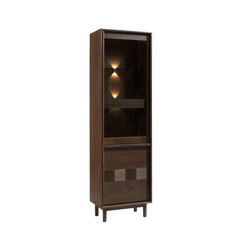 Showcase 60 1D CANTIERO - CAN.030.12 with drawer, walnut