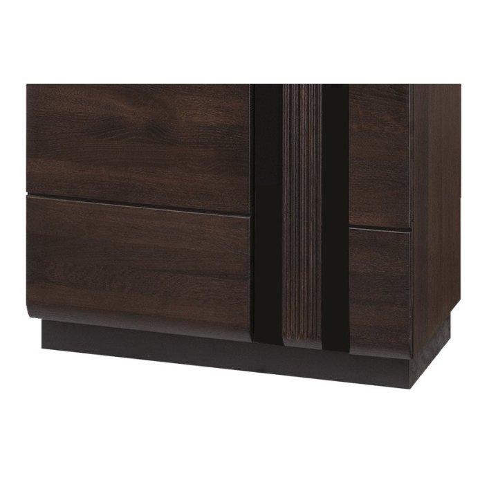 Porti display cabinet type 10 chocolate oak Szynaka Meble - Image 3