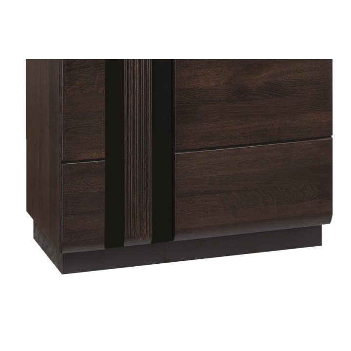 Porti display cabinet Type 11 chocolate oak Szynaka Meble - Image 3
