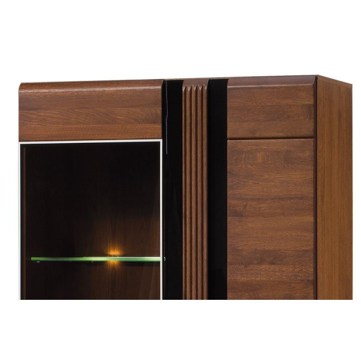 Porti display cabinet, type 12, antique oak, Szynaka furniture - Image 2