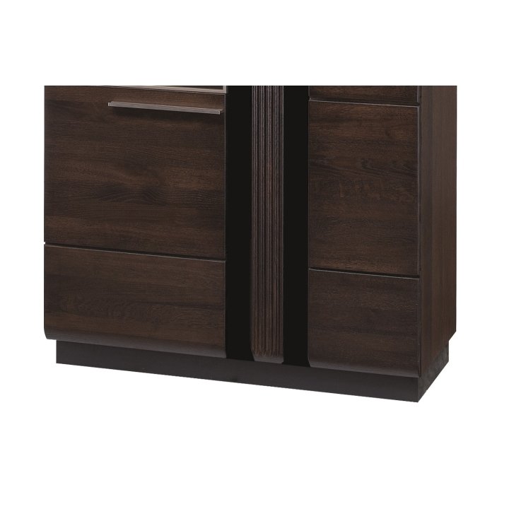 Porti display cabinet Type 12 chocolate oak Szynaka Meble - Image 3