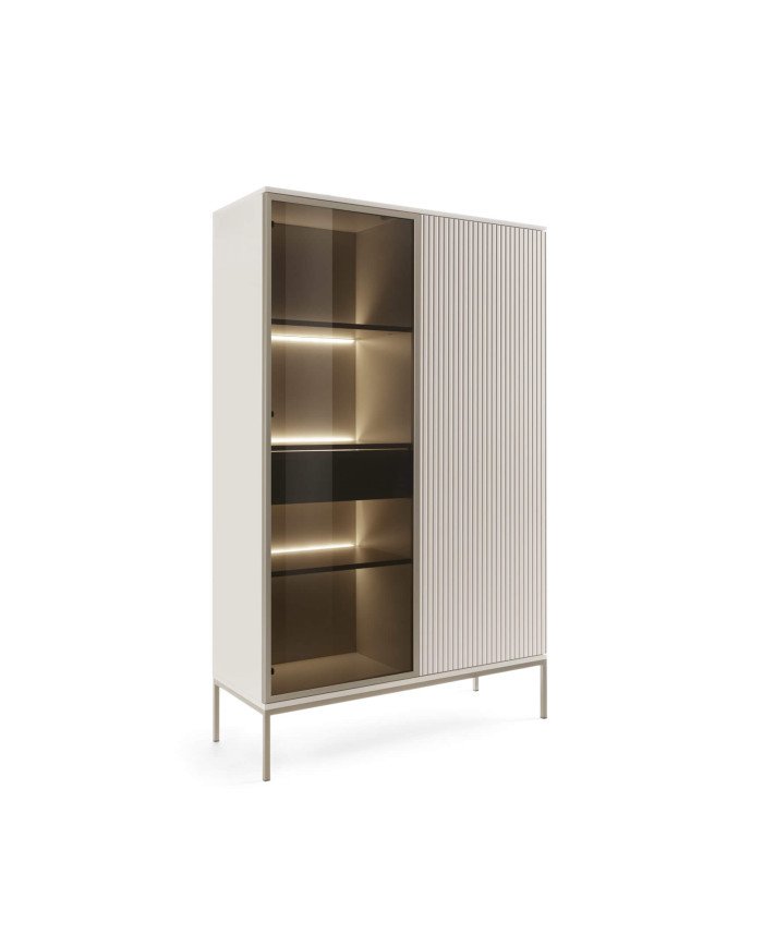 Sento WTSZ104 display case, two doors, with lighting, cashmere table top - Image 3