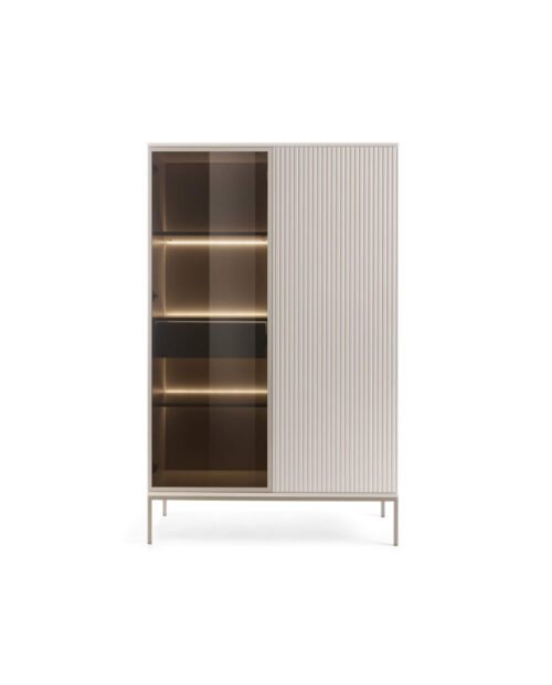 Sento WTSZ104 display case, two doors, with lighting, cashmere table top