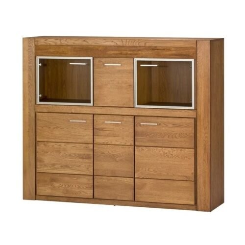 Velvet display cabinet, type 48 Szynaka Meble