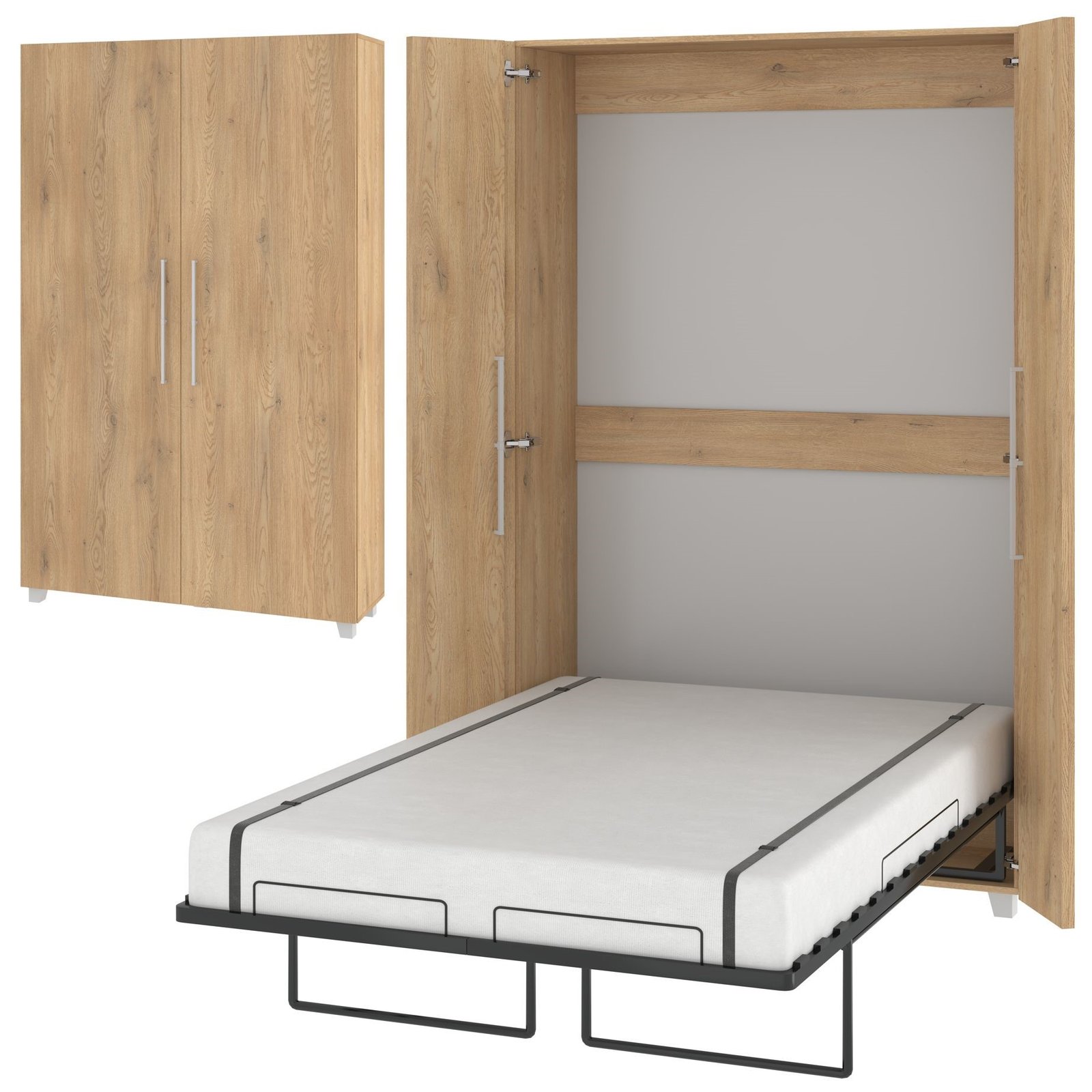 Vertical wall bed TEDDY 120 cremona oak color