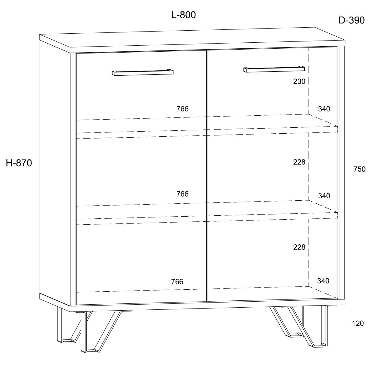 BOSS 02 furniture 2D chest of drawers - Image 7