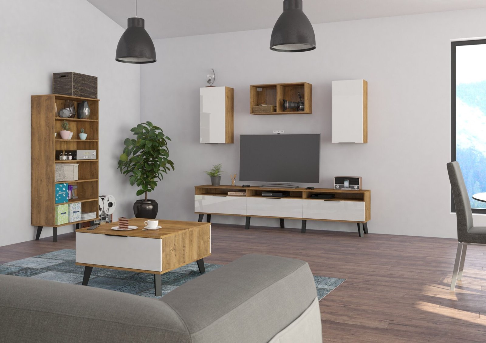 SVEN furniture #4 living room set with wall cabinet