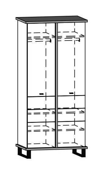 CROSS 21 furniture 2D wardrobe - Image 7