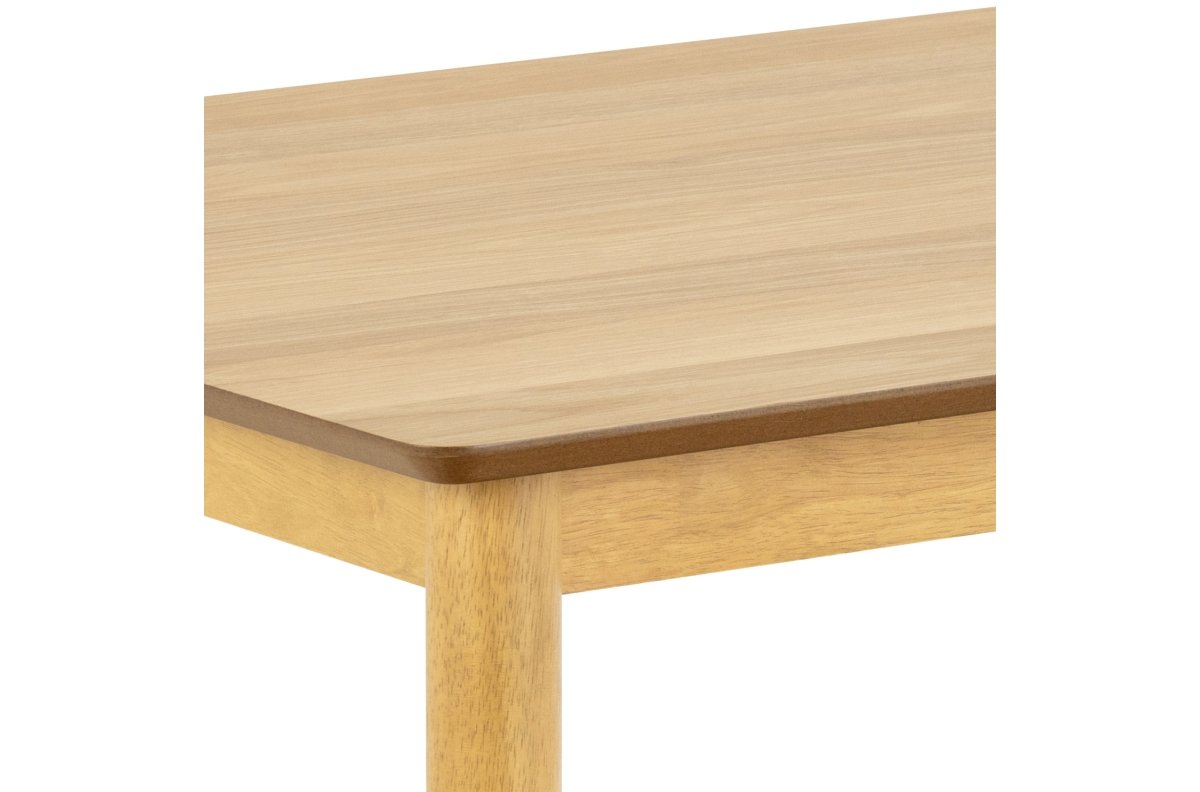 ZARION natural oak - KITCHEN TABLE 120 cm, WOOD VENEER - Image 6