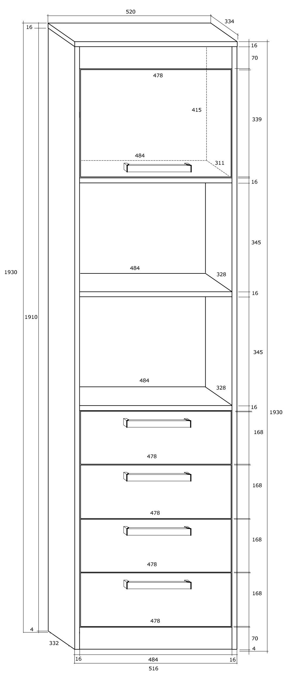 MAX 29 furniture shelf W1D4S - Image 6